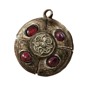 Crimson Amber Medallion