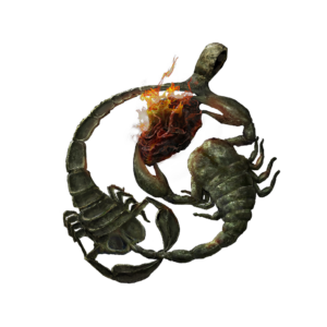 Fire Scorpion Charm