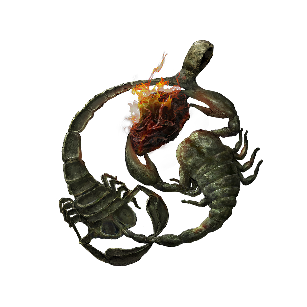 Fire Scorpion Charm