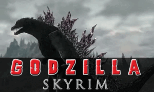 godzilla in skyrim featured