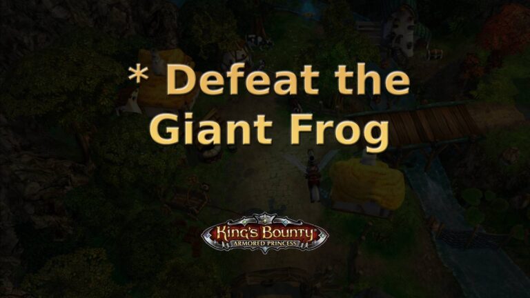 king's bounty armored princess defeat the giant frog featured image