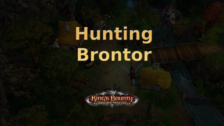 king's bounty armored princess hunting brontor featured image