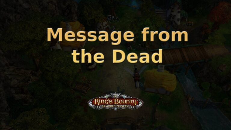 king's bounty armored princess message from the dead featured image