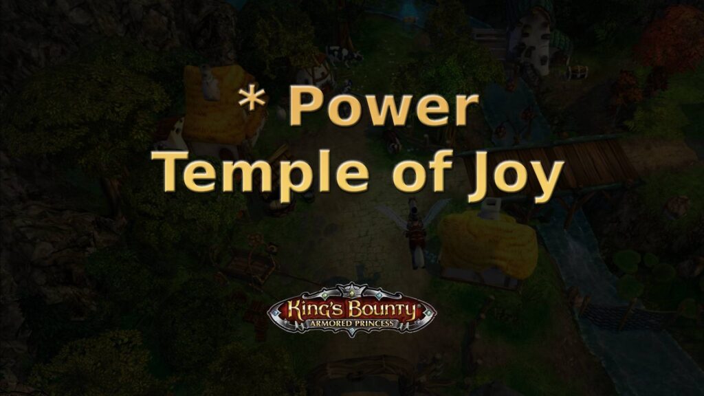 king's bounty armored princess power temple of joy featured image