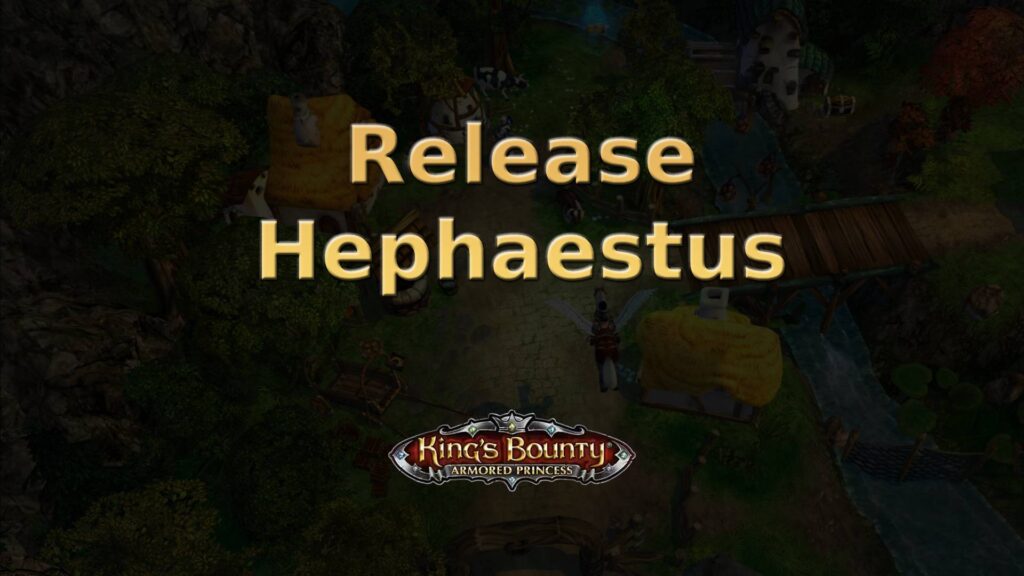 king's bounty armored princess release hephaestus featured image