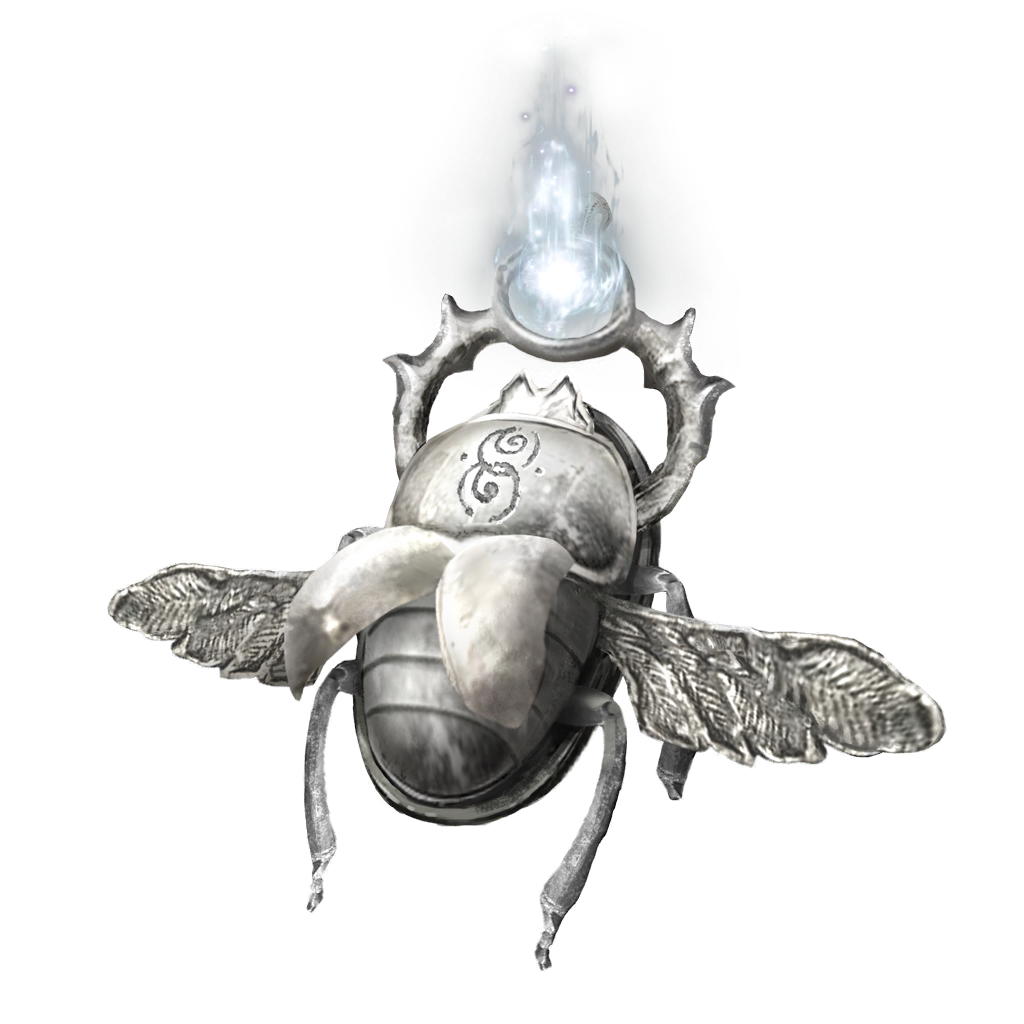 Silver Scarab