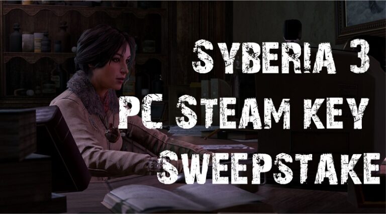 Syberia 3 Giveaway Sweepstake Header