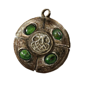 Viridian Amber Medallion